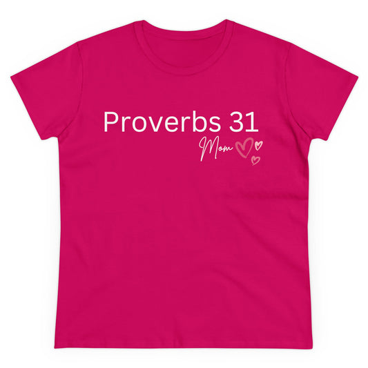 Proverbs 31 Mom - Women's Midweight Cotton Tee