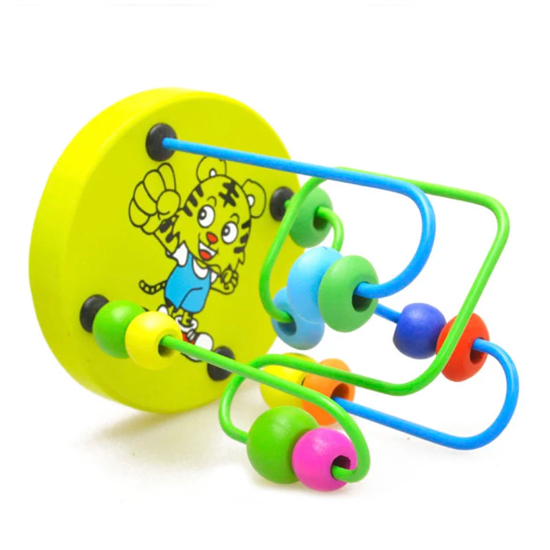 Kids Bead Maze Roller Toy