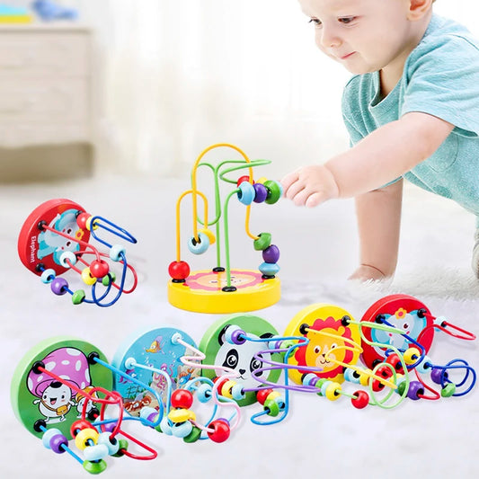 Kids Bead Maze Roller Toy
