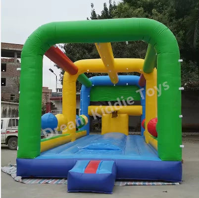 Inflatable gauntlet ball gauntlet ball challenge inflatable interactive adult sport game bouncy swing ball sport game swing him