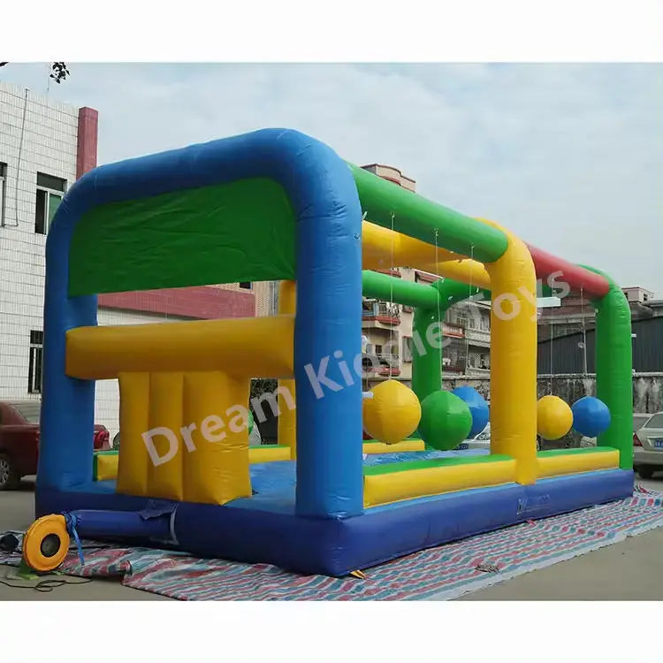 Inflatable gauntlet ball gauntlet ball challenge inflatable interactive adult sport game bouncy swing ball sport game swing him